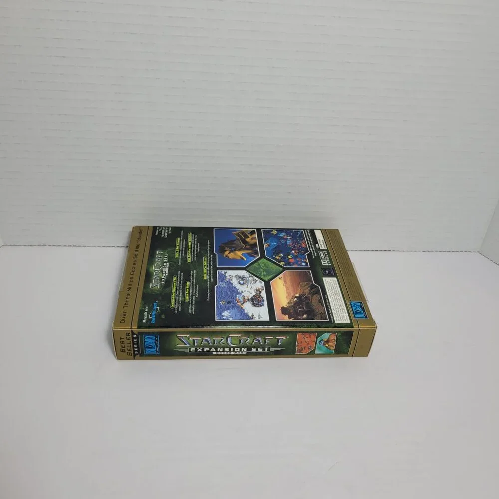 Star Craft Expansion Set Brood War Win Mac PC Cd-Rom Big Box New Sealed